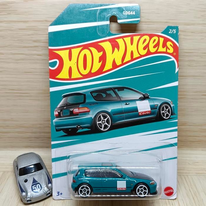 Hot Wheels 92 Honda Civic Eg Hijau 2022 Terbatas