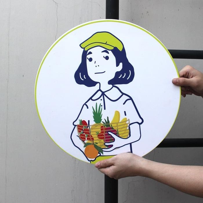 

Logo Acrylic UV printed 40cm / Logo Signage Akrilik