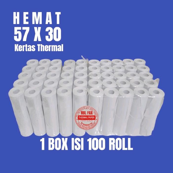 

Kertas Thermal Murah 58X30 Mm 100Pcs Paper Struk