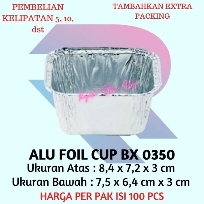 (Allthebest) ALUMINIUM FOIL CUP BX 0350 TANPA TUTUP