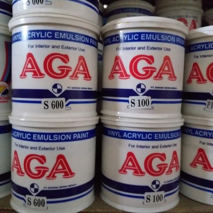 NEW PRODUK AGA GOLD 1 KG. CAT AGA. CAT ACRILYC.CAT POSTER. CAT GABUS MAWAR-89