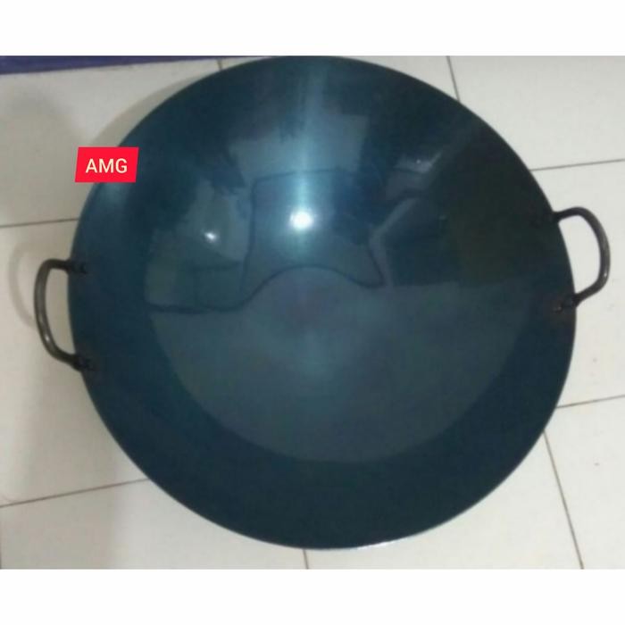 Promo Wajan Baja Impor Hitam Seasoning 50 Cm