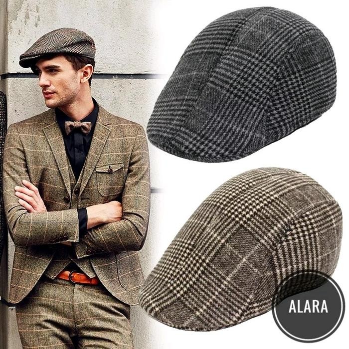 Topi baretta cap flat newsboy topi pelukis topi import