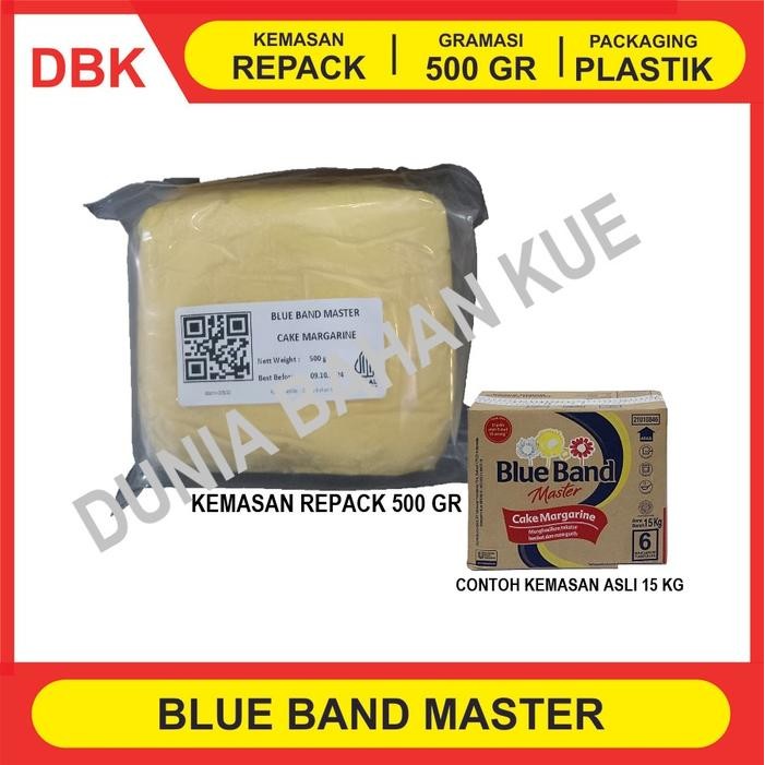 

Pilihan- Blue Band Master Cake Margarine Repack 500 Gr / Blueband Margarin