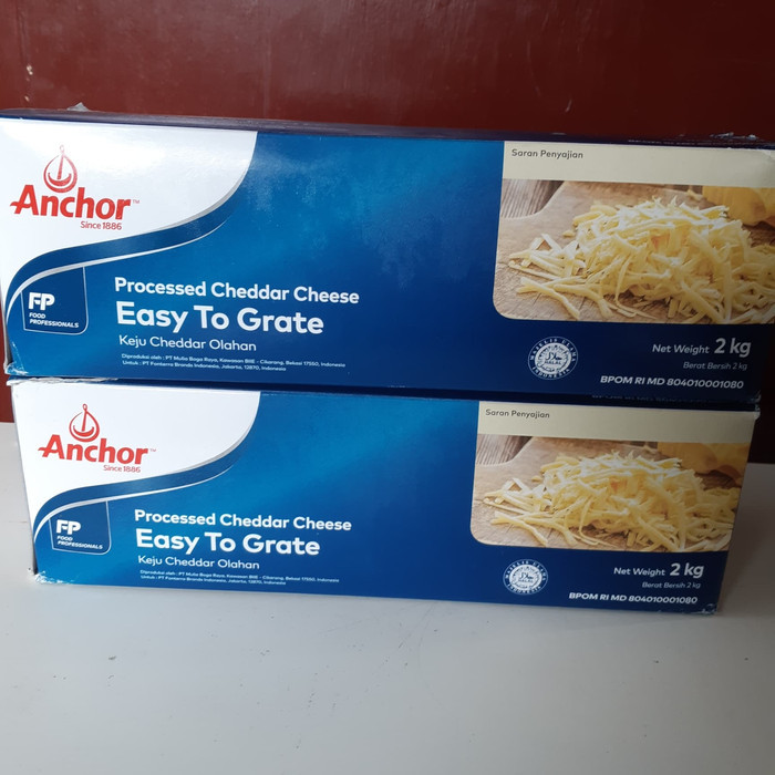 

Pilihan- Anchor Cheddar 2Kg/ Keju Cheddar Anchor 2Kg/ Anchor Cheddar Processed