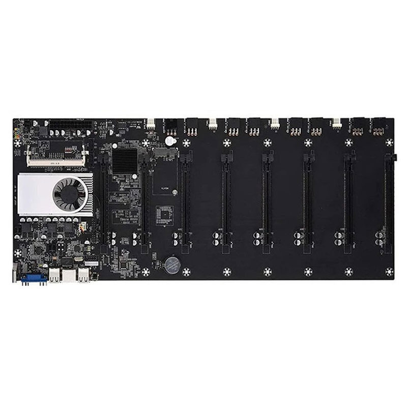 BEST T37 Mining Machine Motherboard CPU Group 8 Graphics Card Slots DDR3 Integrated Memory | VGA Int