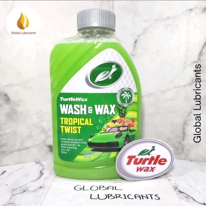 Terbaik Turtle Wax Carnauba Wash & Wax Tropical Twist 1 Liter (Shampoo Cuci Mobil/ Motor/ Kendaraan)
