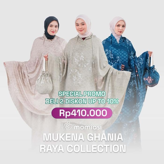 Momiasi - Mukena Ghania Prayer Set Premium - Mukena