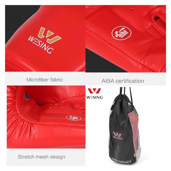 Sarung Tinju Wesing AIBA / IBA APPROVED / Boxing gloves muay thai