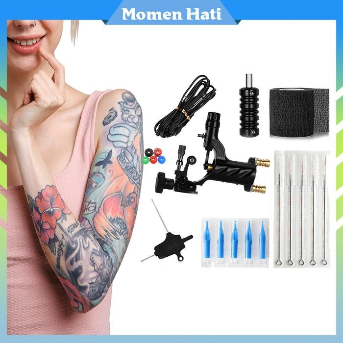 SALE!! ALAT TATTOO ROTARY FULL SET / TATTO KIT / MESIN TATO FULL SET