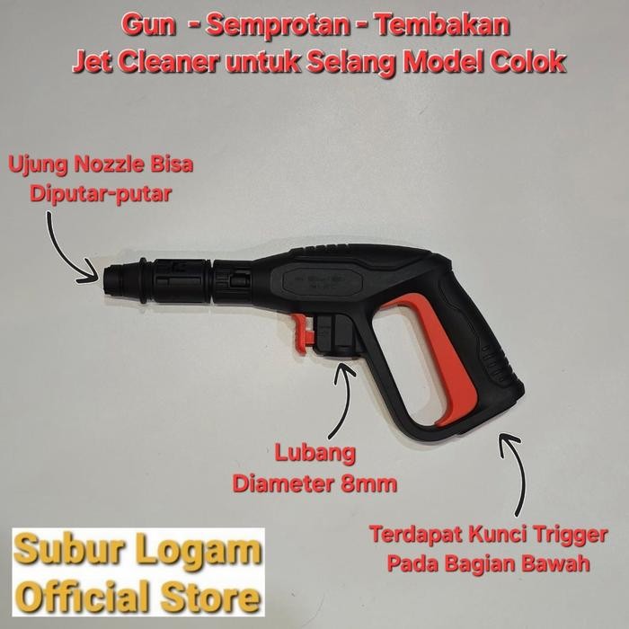 Ready Gun Stick Pendek Tembakan Semprotan Jet Cleaner Cleaner (Alternatif) untuk Nilfisk