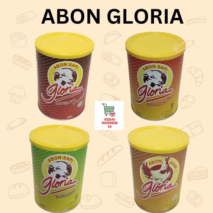 

NEW PRODUK ABON SAPI AYAM GLORIA 250GR ORIGINAL BAWANG PEDAS ASLI PREMIUM HALAL PITALOKAOUTLET23