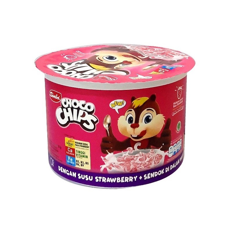 

S22949 SIMBA CHOCO CHIPS STRAWBERRY SEREAL 37GR MAJU BERSAMA (20250913)