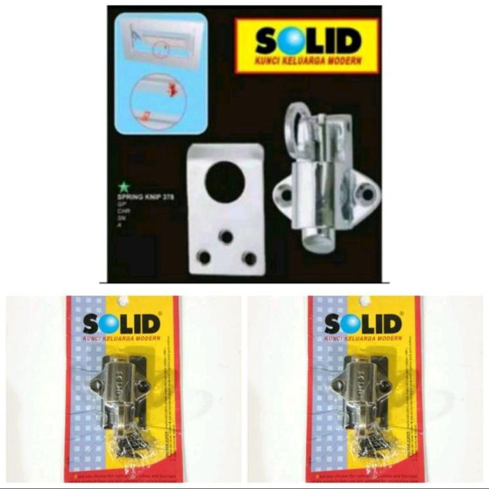 Pilihan- Spring Knip Solid Bulat/Kunci Jendela Solid/Slot Jendela Solid