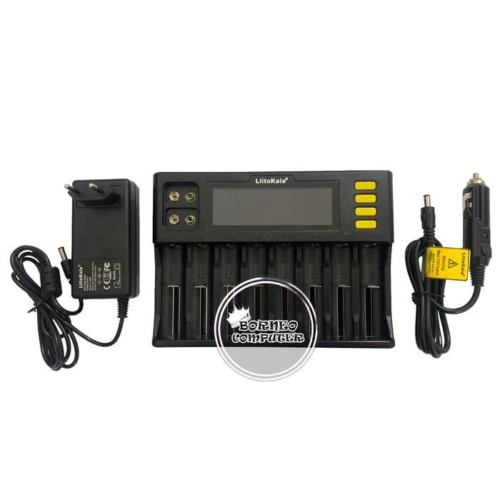 Charger battery baterai 18650 21700 32700 lifepo4 liitokala s8