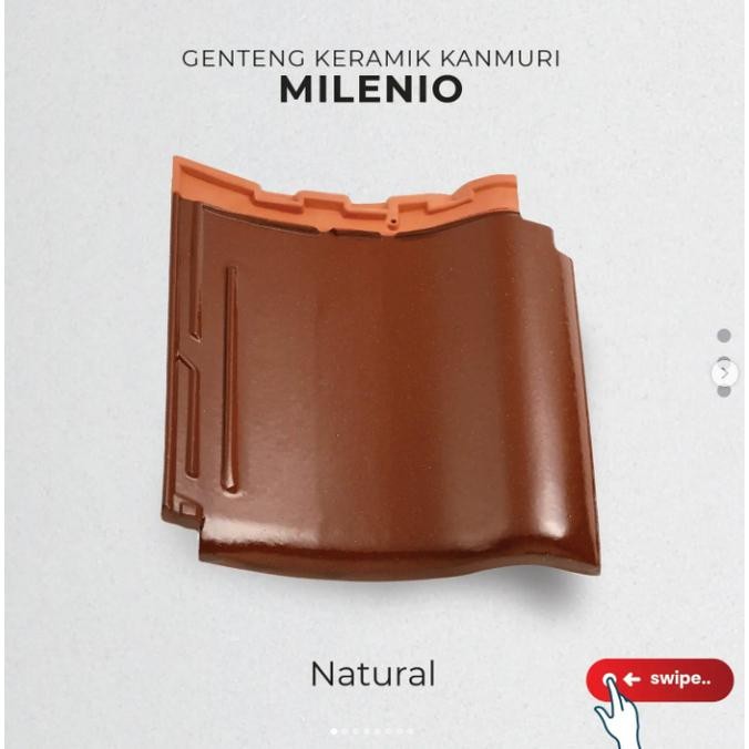 New Genteng Keramik Kanmuri Milenio Natural