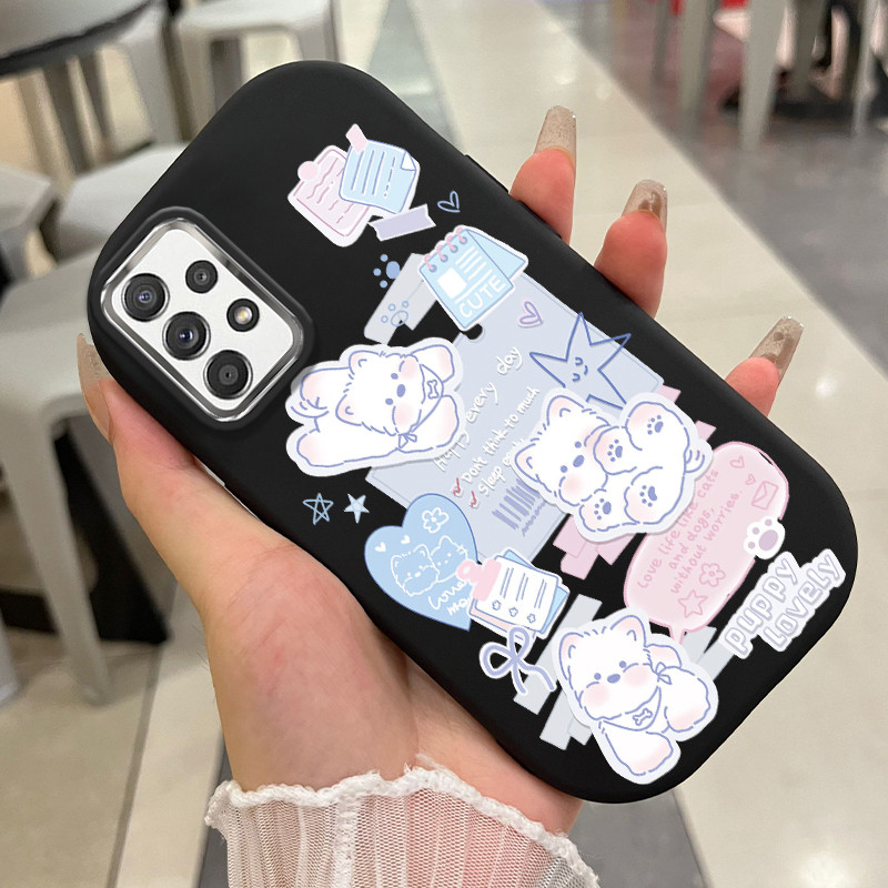 Casing Hp Untuk Samsung Galaxy A52 4G A52 5G A52s 5G A51 M40s Case Casing Anjing Sticker pola Kesing