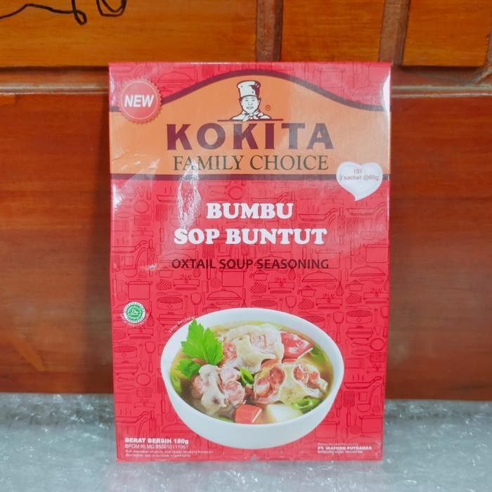 

Stok Baru kokita sop buntut 180gr bumbu paste soup sup