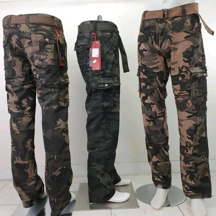 Fitras Collection - Celana Kargo Loreng Panjang//Celana Bwc// Kargo Loreng Pria//Celana Pria
