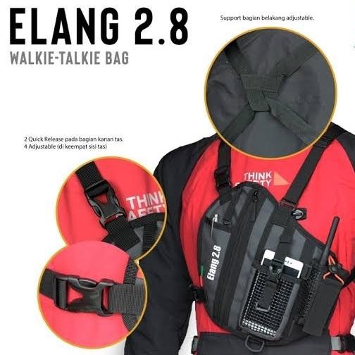 TERLARIS Elang 2.8 Tas HT dada READY STOCK