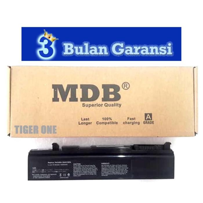 Mantab Mdb Baterai Laptop, Baterai Toshiba Pa3356U1Brs, Satellite U200, U205 Terlariss 