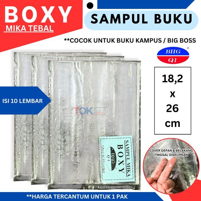 

Sampul Buku Plastik Mika Boxy (isi 10 lbr)