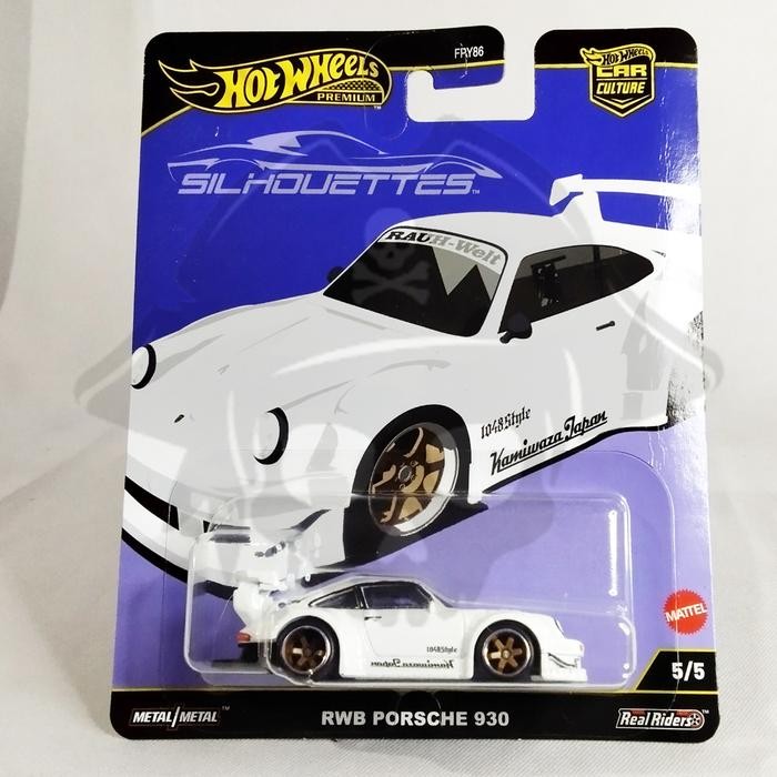 Pilihan- Diecast Hotwheels Premium Rwb Porsche 930, Hotwheels Rwb Silhouettes - Mainan - Toy