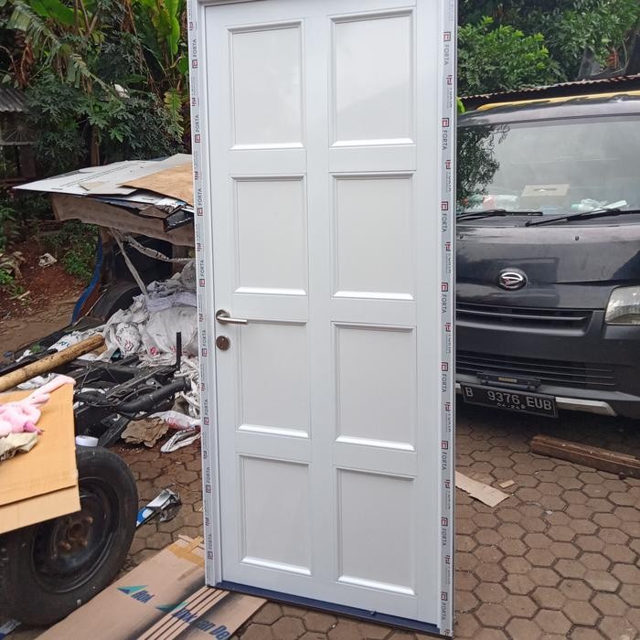 Daun pintu aluminium tanpa kusen 80x200
