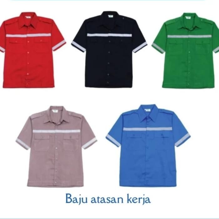 MURAH baju seragam safety lengan pendek imj/wearpack safety imj