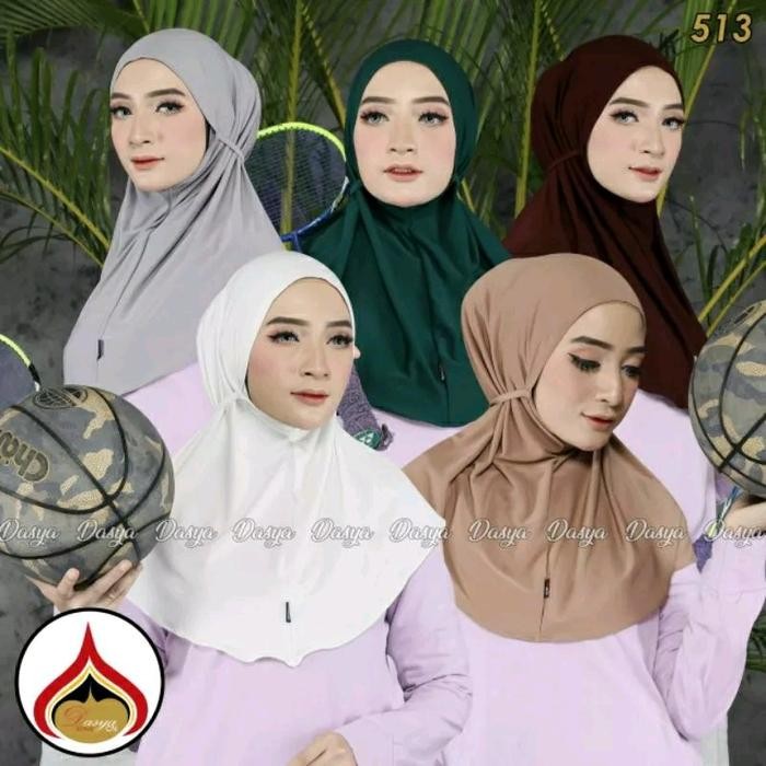 Hijab Bergo Sport Tali Original Dasya