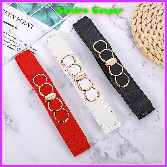 Gesper Wanita Belt Tali Sabuk Ikat Pinggang Women Karet Cewek Kecil Pita Fashion Gasper Kekinian