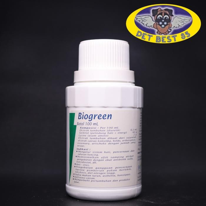 BIOGREEN 100 ML SUPLEMENT SORBITOL LYSINE CAT/DOG/AYAM/MERPATI/SAPI