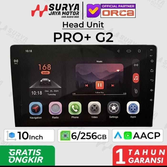 ANDROID ORCA ADR-9988 PRO+ G2 NFC RAM 6/256 10INCH