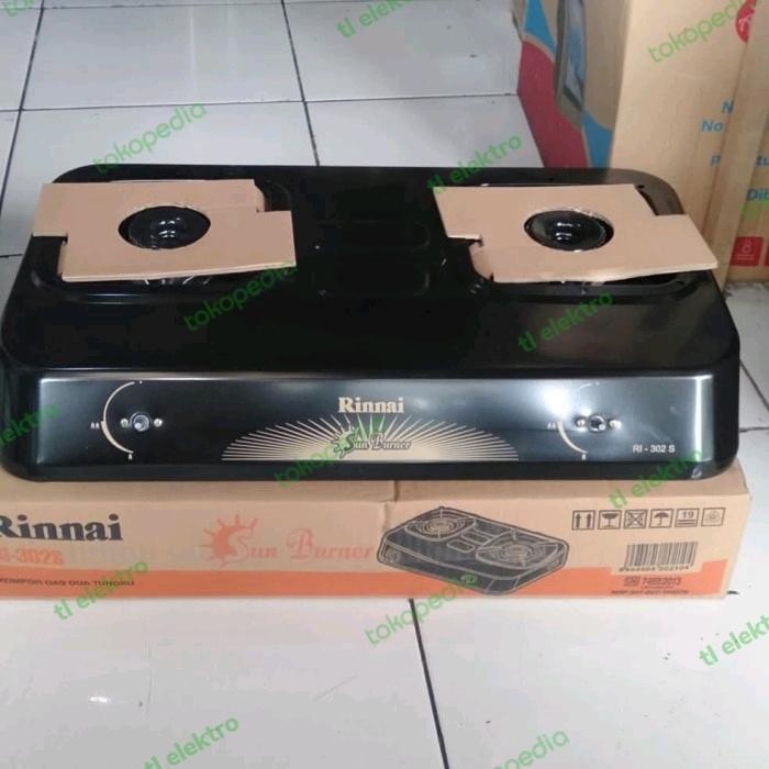 kompor rinai 2 tungku tlon