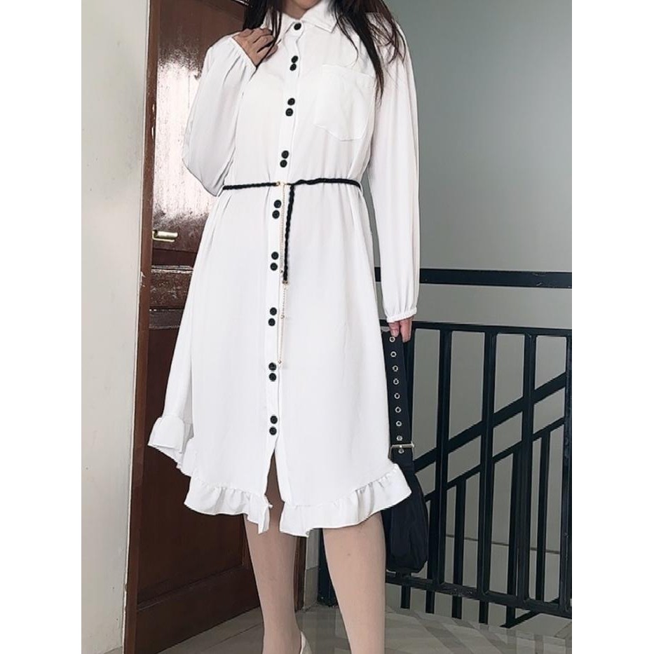 TUNIK WANITA KEKINIAN FASHION TUNIK FREE BELT 6880