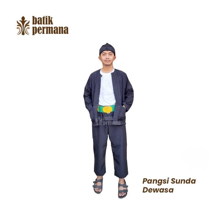 ORIGINAL Pangsi Sunda Dewasa Free Ikat kepala READY STOCK