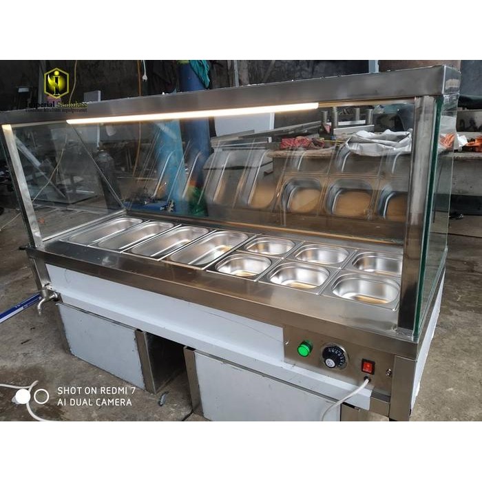Ready Bain Marie/Etalase Pemanas Makanan
