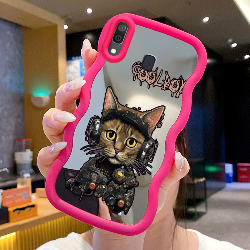 Casing Untuk Samsung A20 A30 M10s Case Casing Keren dan keren Pola HP Cesing Macaron Kasing Mirror S
