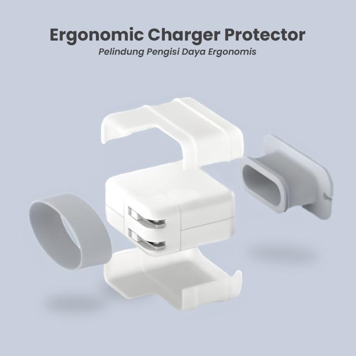 Cover Charger Macbook 01 Case Pelindung Kabel Casing Pelindung Adaptor