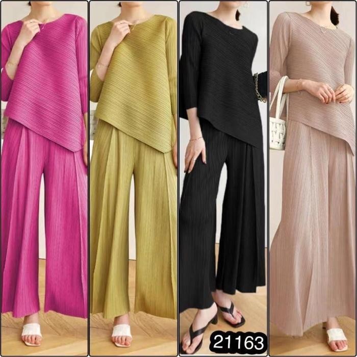 SETELAN PLEATS BANGKOK, SET PLISKET RPEMIUM IMPORT