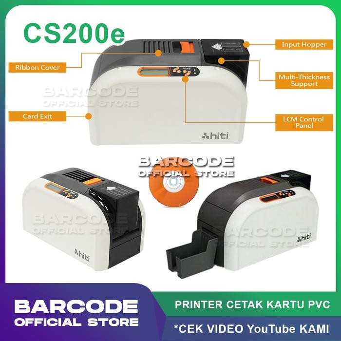 m8lx- Id Card Printer Hiti Cs200E Printer Kartu Hiti Cs-200E Hiti Cs200E
