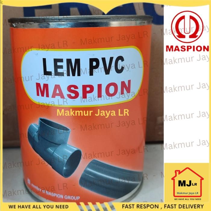Lem Pipa PVC MASPION 1000 gram 1 kg / Lem pipa paralon pvc / Lem PVC pralon