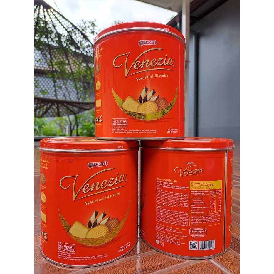 Lansungkirim- Kue Kaleng Arnotts Venezia 250 Gram // Biskuit Astor Kukis