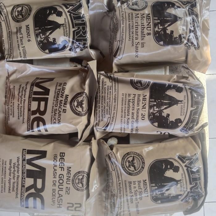 Ready Gan Ransum Tentara Meal Ready-To-Eat (Mre) Amerika Serikat Untuk Mendaki Dan Camping Ready Gan