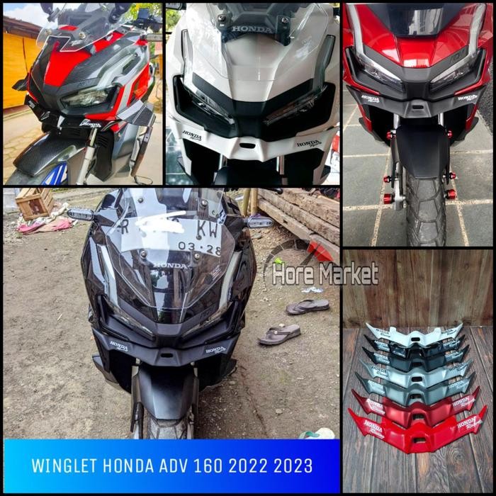 Denshin Otomart - Honda Adv 160 2022 2023 Kumis Aksesoris Variasi Motor