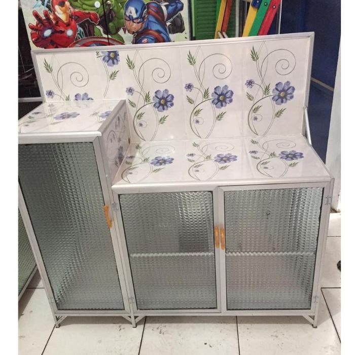 RAK KOMPOR 3 PINTU RAK KOMPOR MURAH MEJA KOMPOR UNDAK KITCHEN SET