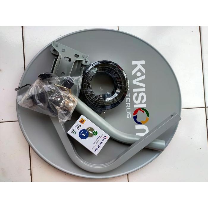 3j4e- Dish Parabola Mini Ku Band Bonus Lnb Dan Kabel Harga Termurah