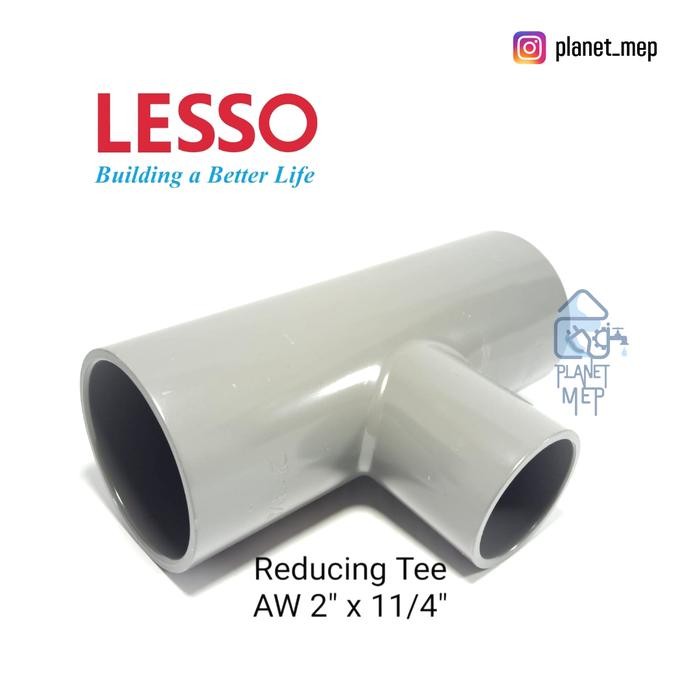 cusss order] LESSO REDUCING TEE AW 2" x 11/4" / VLOK TEE