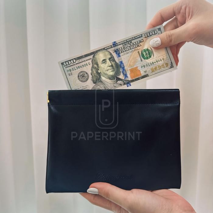 t5wh- Tas Penyimpanan Lipstik Kosmetik Skincare Pouch Magnet Besar Premium Leather Pouch