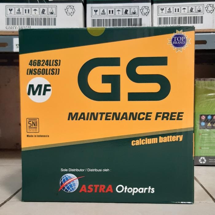 Aki Mobil Toyota Yaris GS Astra NS60LS Aki Kering